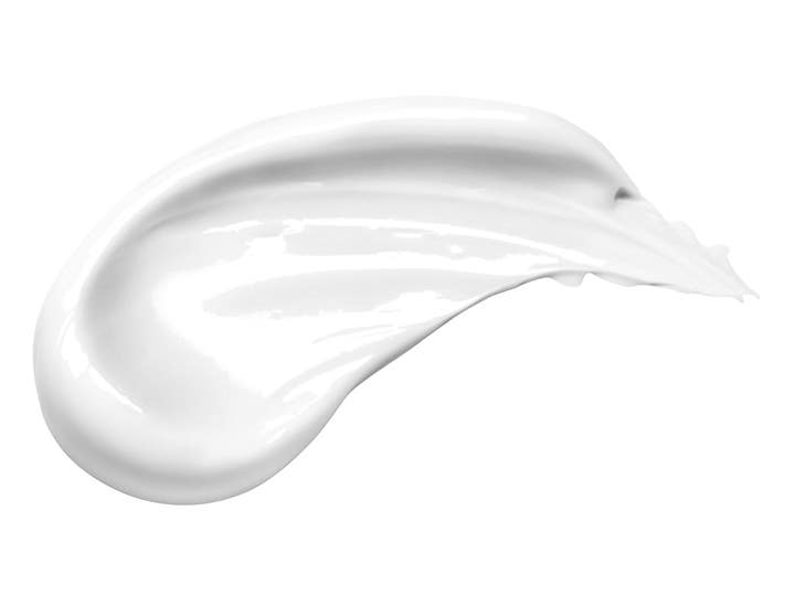 Molton Brown Delicious Rhubarb & Rose Hand Cream 40 ml fuktighetsgivende håndkrem med en fyldig hvit kremet tekstur