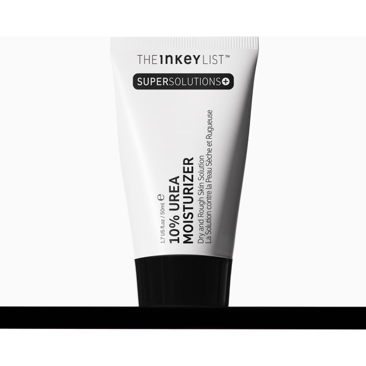 The INKEY List Urea 10% Moisturizer 50 ml fuktighetsgivende ansiktskrem viser en fyldig hvit kremet tekstur