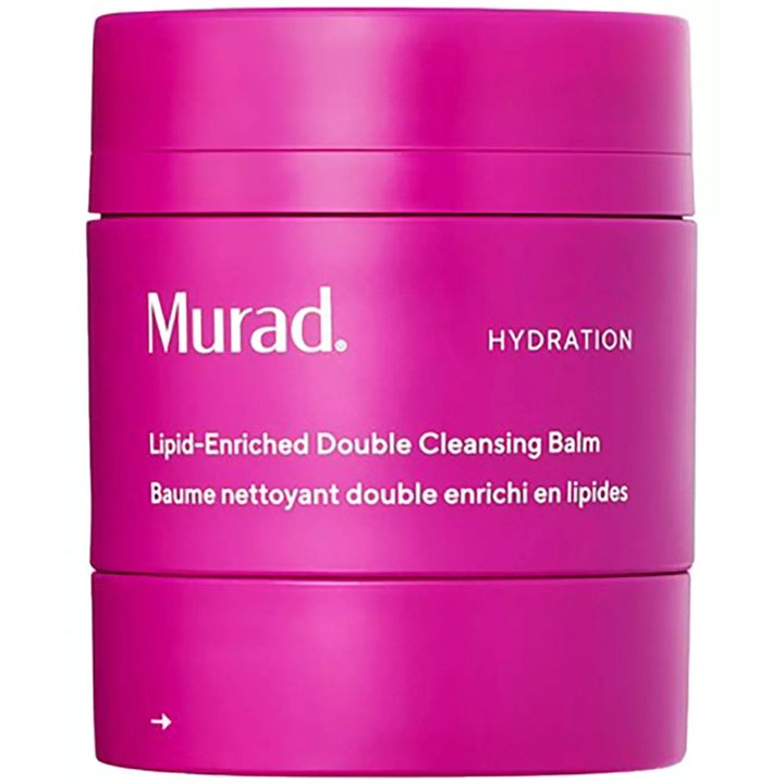 Murad Hydration Lipid-Enriched Double Cleansing Balm 95 ml fuktighetsgivende ansiktsrens i lilla krukke