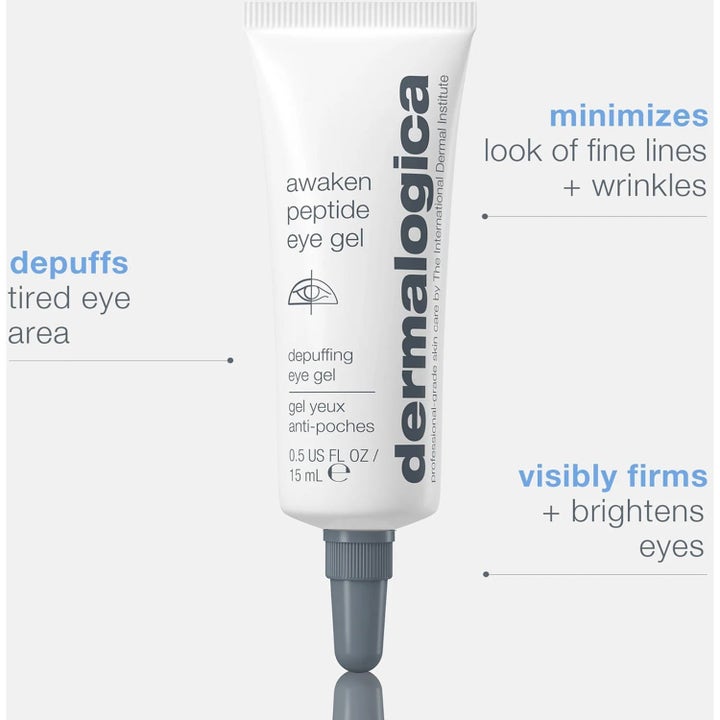 Dermalogica Awaken Peptide Eye Gel 15 ml øyekrem som demper hevelser og gir huden rundt øynene ny glød