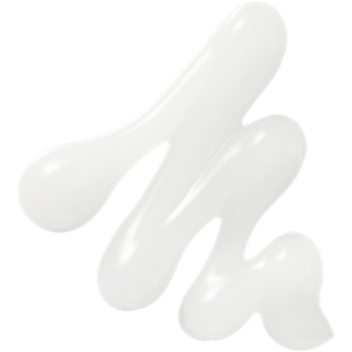Hyggee Relief Chamomile Cream 85 g beroligende ansiktskrem med en hvit og lett geltekstur i et strøk