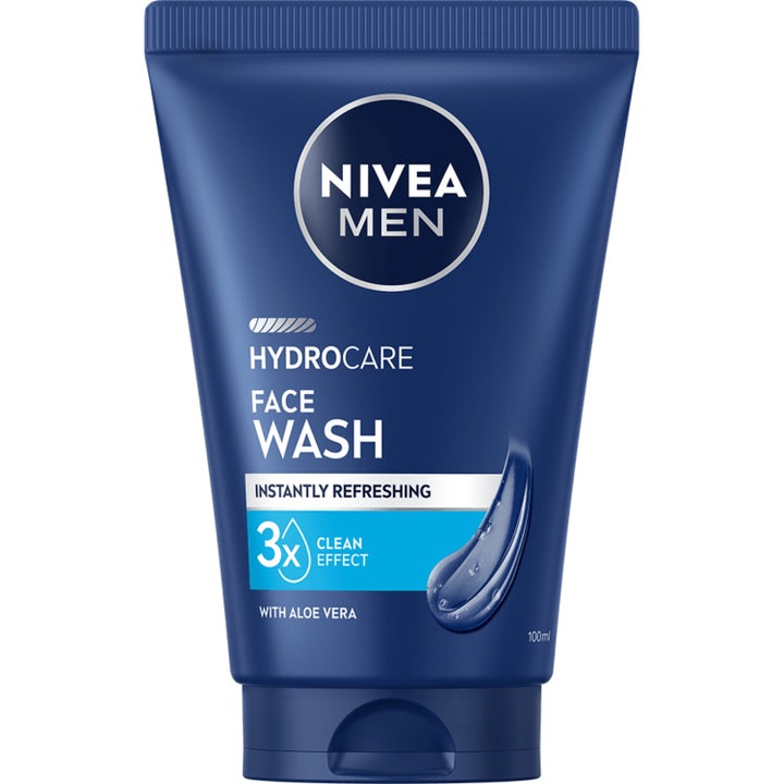 Nivea Men Protect & Care Deep Cleansing Face Wash 100 ml dyprensende ansiktsvask i blå tube med aloe vera