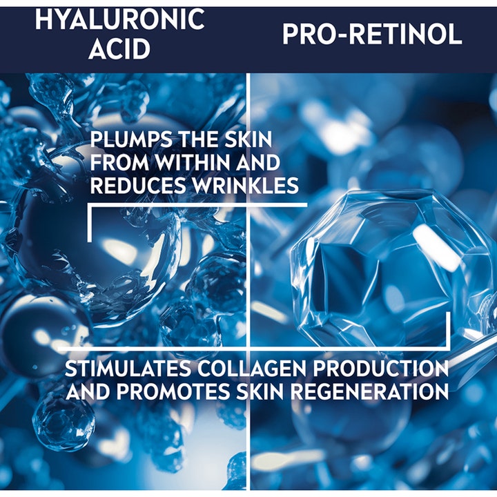 NIVEA Anti Age Hyaluron Face Cream 50 ml med hyaluronsyre og pro-retinol som reduserer rynker