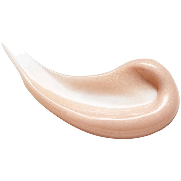 Origins Ljusare Hy Glow-Boosting Rutin 125 ml ansiktsmaske med kremet ferskenfarget tekstur og glitrende skimmer
