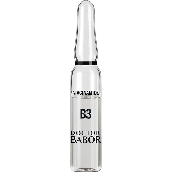 Doctor Babor Barrier Protection Routine styrkende ansiktsserum i glassampulle med Niacinamide B3.