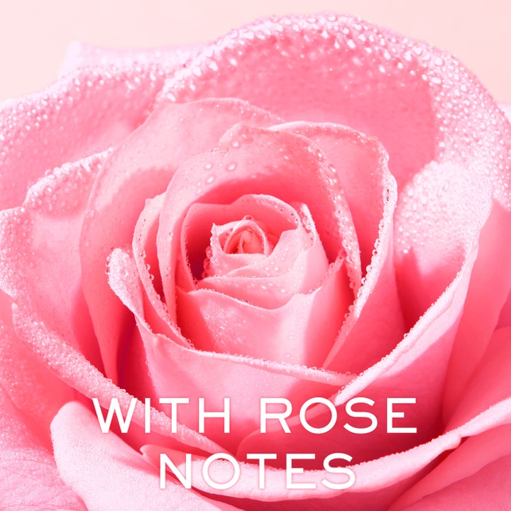 Nuxe Very Rose Makeup Removing Milk 200 ml beroligende sminkefjerner med rosa rose og teksten WITH ROSE NOTES
