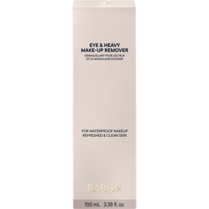 Babor Eye & Heavy Make Up Remover 100 ml sminkefjerner for vannfast sminke i lys beige pappeske