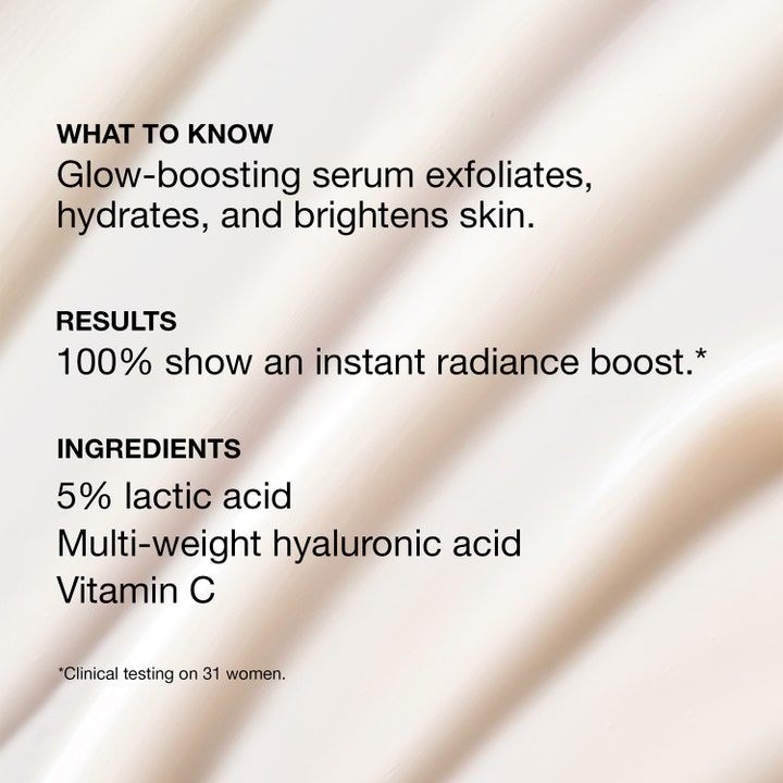 Clinique Moisture Surge Active Glow Serum 50 ml glødgivende serum med 5% melkesyre hyaluronsyre og vitamin C