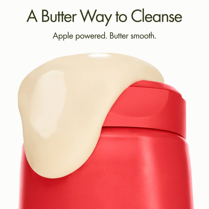 Origins Youthtopia Apple Butter Cleansing Balm 125 ml ansiktsrens med smørglatt tekstur og teksten A Butter Way to Cleanse.