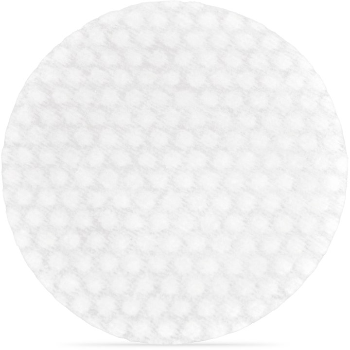 Babor DOC Exfoliating Peel Pads 40 stk eksfolierende peeling i form av en hvit rund pad med mønstret struktur