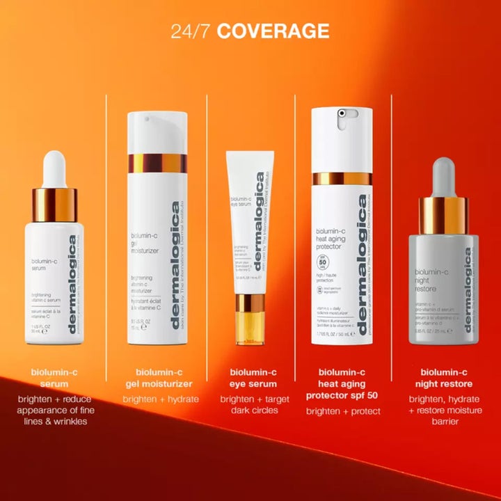 Dermalogica Biolumin-C Heat Aging Protector SPF50 15 ml dagkrem med vitamin C i oransje produktserie