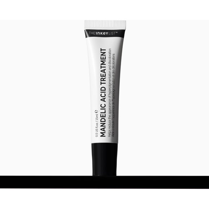 The INKEY List Mandelic Acid Treatment 15 ml mot hyperpigmentering i hvit tube med kremet tekstur