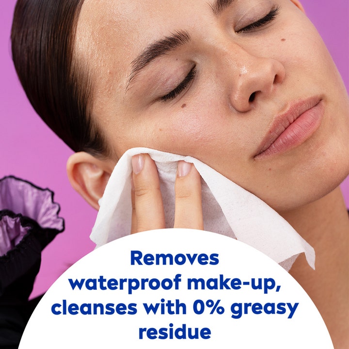 NIVEA MicellAIR Expert Wipes 20 stk sminkefjerner fjerner vannfast sminke med renseservietter på huden