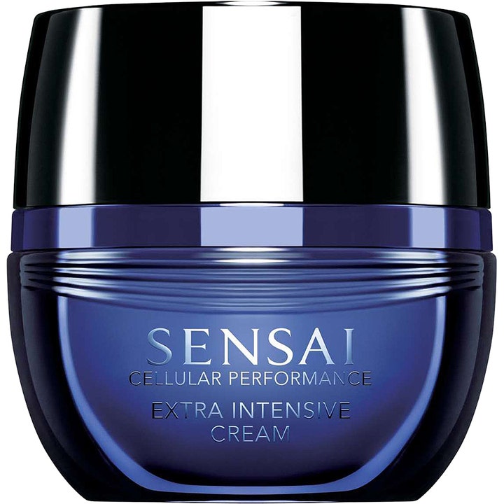 Sensai Cellular Performance Extra Intensive Cream 40 ml revitaliserende ansiktskrem i mørkeblå krukke med svart lokk