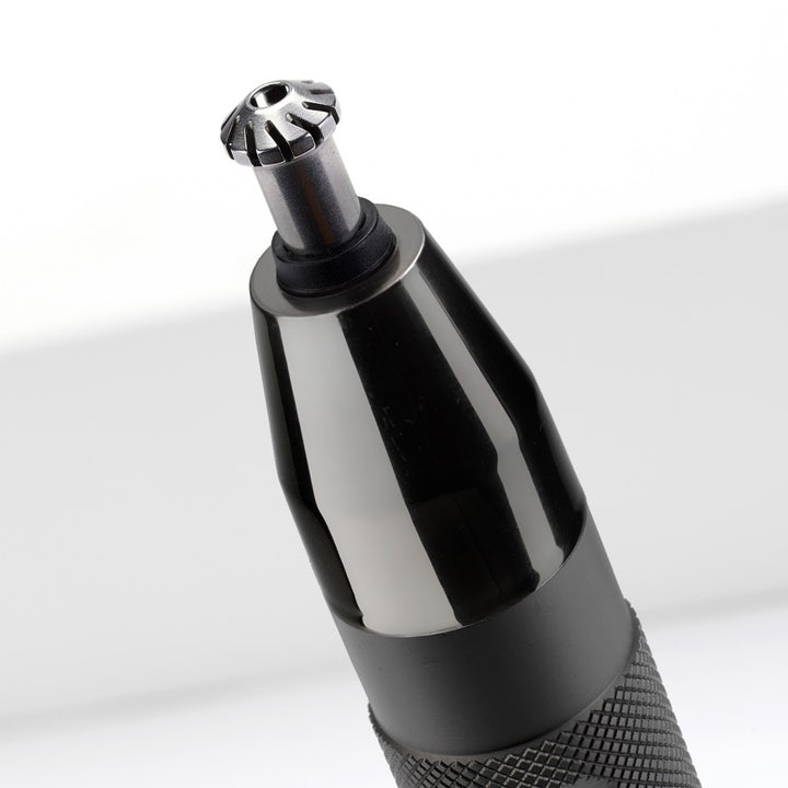 BaByliss Super X-Metal Precision Trimmer 1 stk skjeggetrimmer med nese- og ørehårtrimmer i svart krom finish