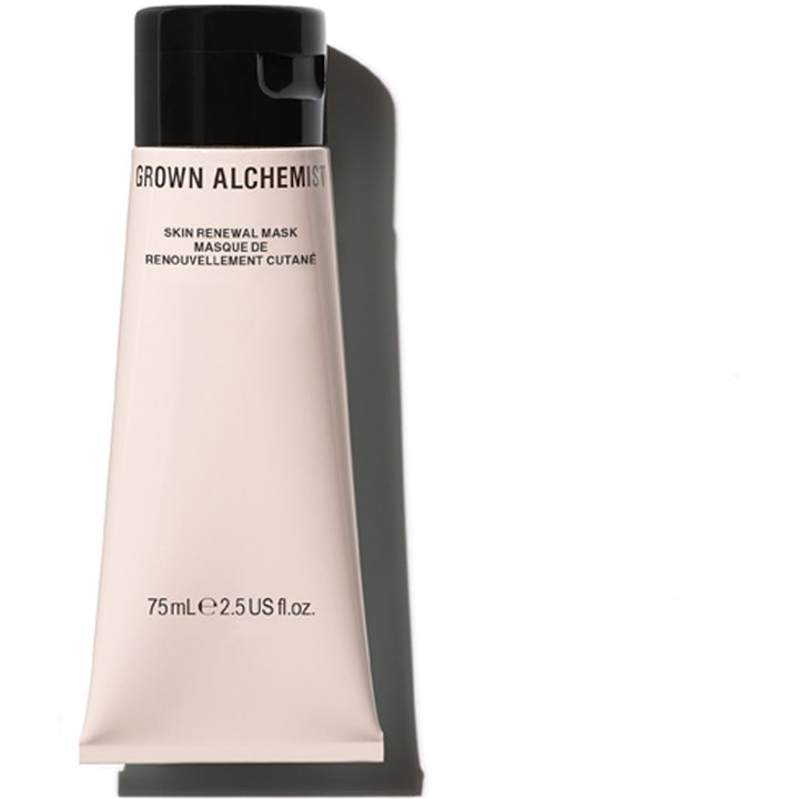 Grown Alchemist Skin Renewal Mask 75ml fornyende ansiktsmaske i en lys beige tube med svart kork