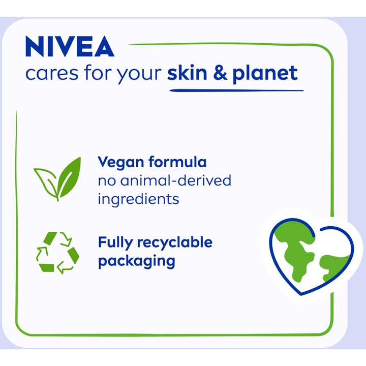Nivea Cleansing Milk Soothing 200 ml beroligende ansiktsrens med vegansk formel og resirkulerbar emballasje