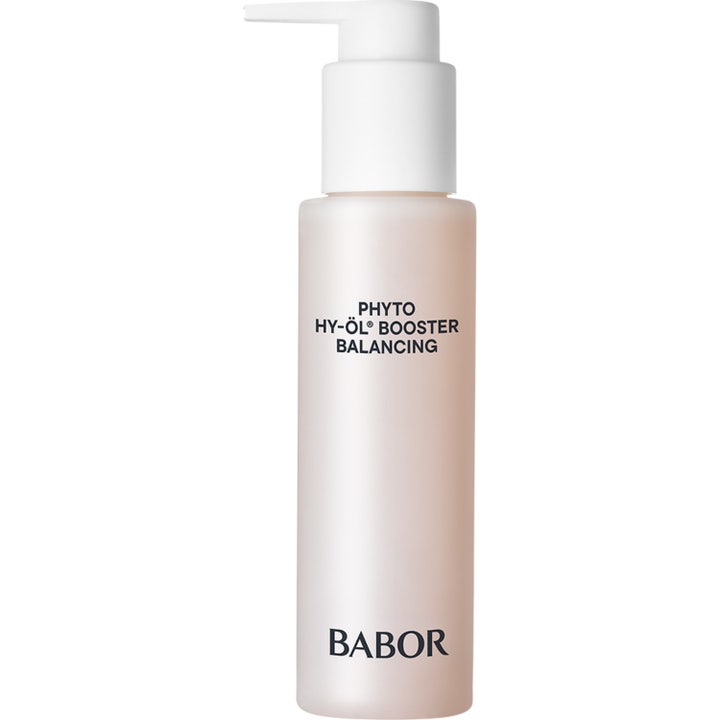 Babor Phyto HY-ÖL Booster Balancing 100ml balanserende ansiktsrens i frostet hvit flaske med hvit pumpe