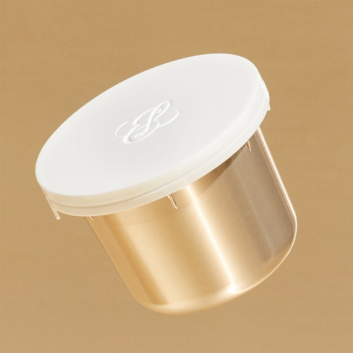 Estée Lauder Revitalizing Supreme+ Youth Power Creme 50 ml dagkrem i en gullfarget refillbeholder med hvitt plastlokk