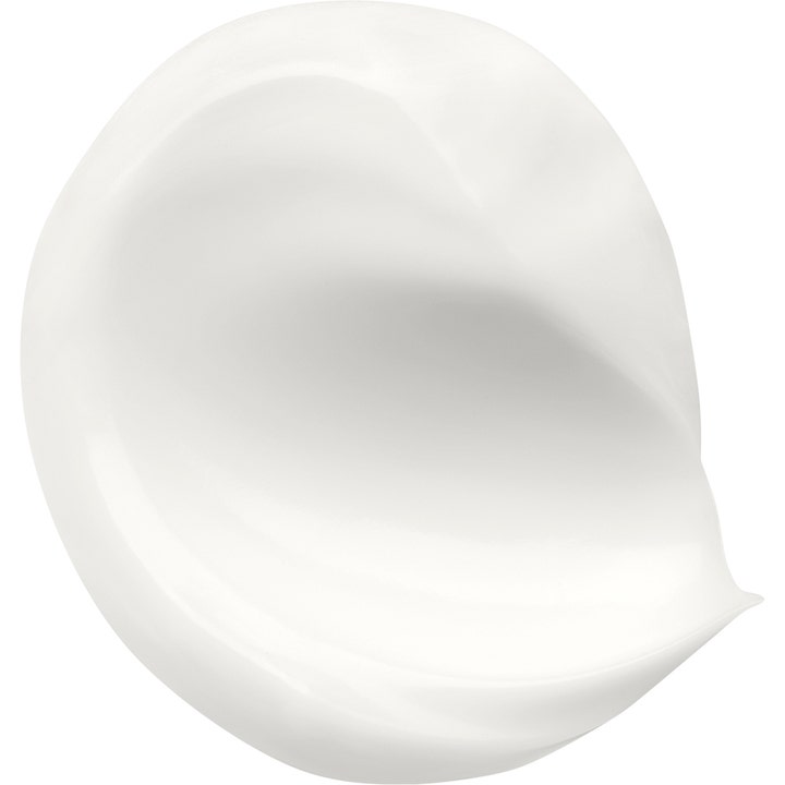 Clarins Moisture-Rich Body Lotion 200 ml fuktighetsgivende kroppspleie som viser en hvit kremet tekstur