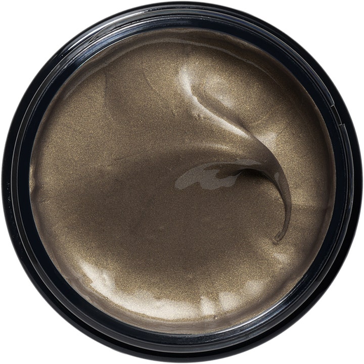 Origins Clear Improvement Rich Purifying Charcoal Mask 30 ml ansiktsmaske med glinsende mørkegrå tekstur i krukke