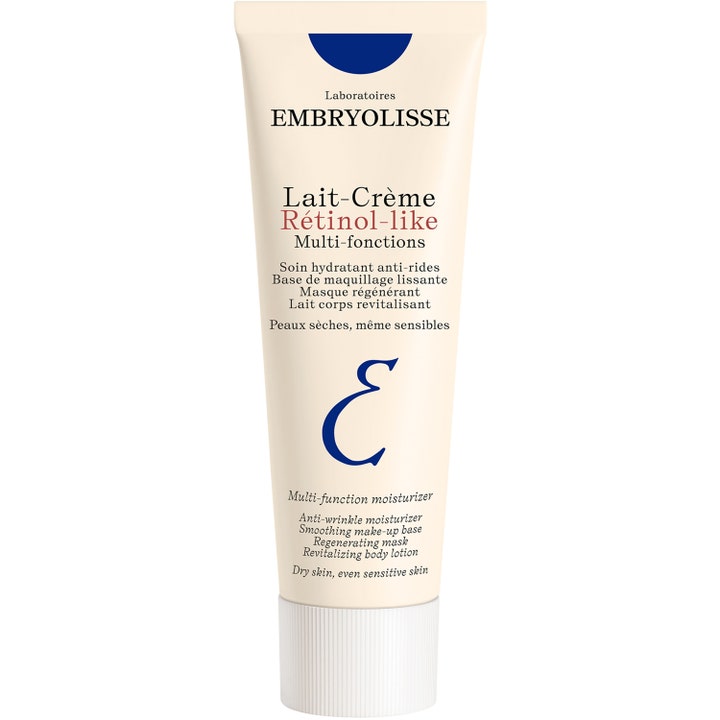 Embryolisse Lait-Crème Rétinol-like Multi-fonctions ansiktskrem som reduserer rynker i beige tube med hvit kork