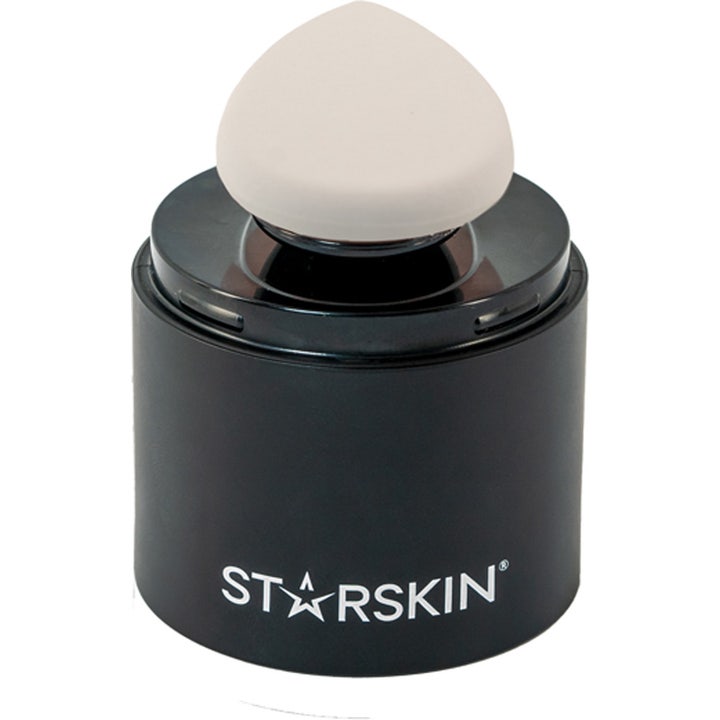 Starskin Artist FX Complete Set 1 stk hudpleieverktøy med hvit applikatorsvamp på en sort base