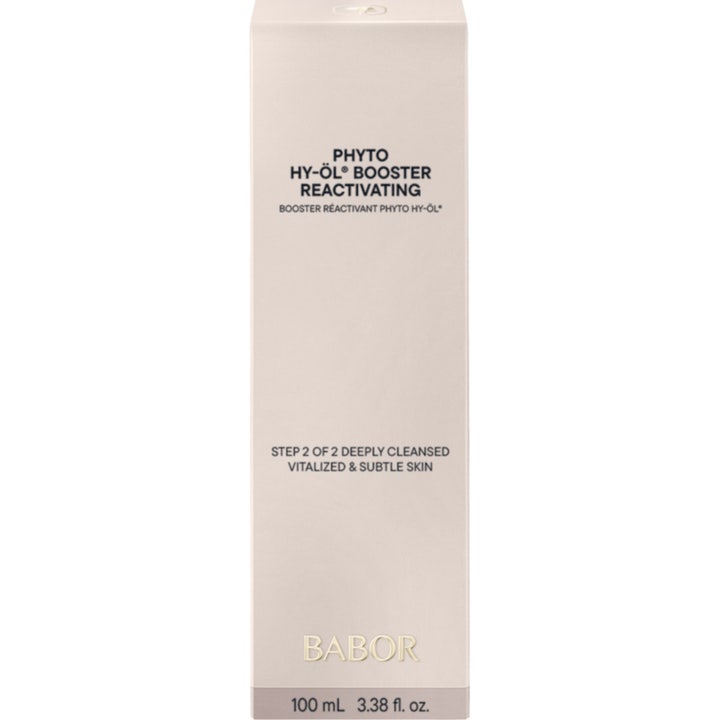 Babor Phyto HY-ÖL Booster Reactivating 100 ml vitaliserende ansiktsrens i lys beige ytteremballasje