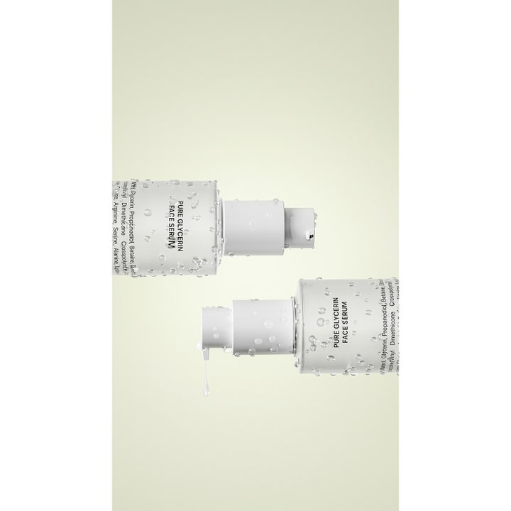 Niche Beauty Lab Transparent Lab Pure Glycerin Face Serum 50 ml fuktighetsgivende serum med vanndråper