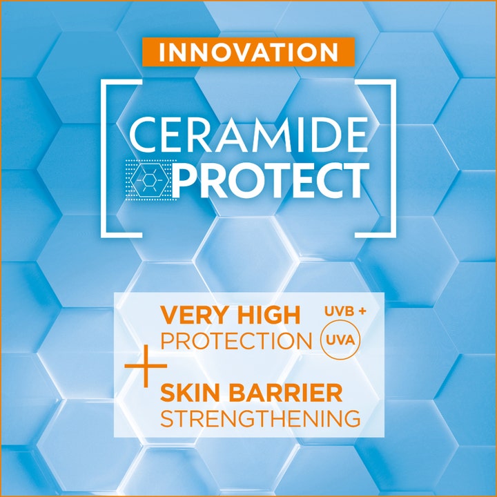 Garnier Ambre Solaire Kids Lotion 175 ml solkrem med SPF 50 og Ceramide Protect som styrker hudbarrieren