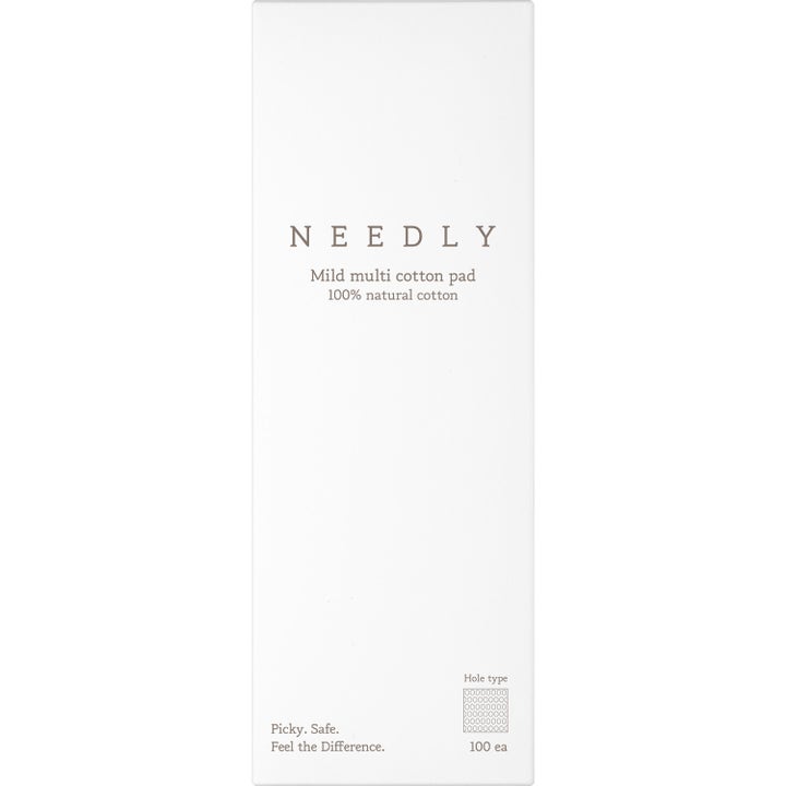 Needly Mild Multi Cotton Pad 100 stk rensende bomullspads i en hvit og minimalistisk eske