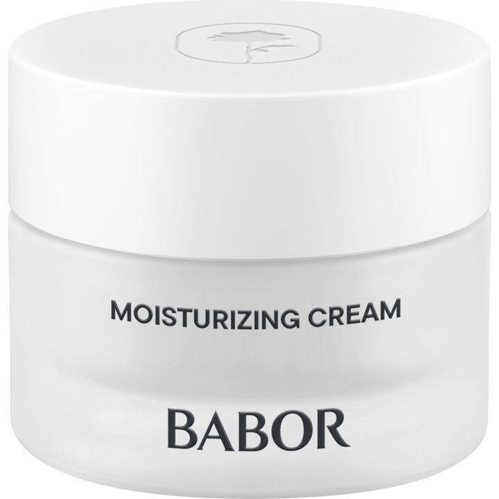 Babor Skinovage Moisturizing Cream 50 ml fuktighetsgivende ansiktskrem i en krukke av frostet glass