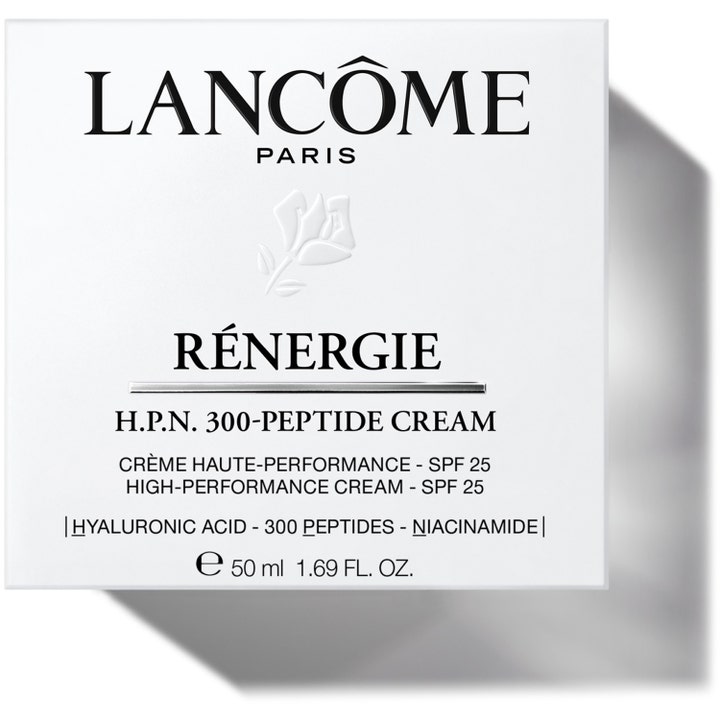 Lancôme Rénergie H.P.N. 300-Peptide Cream 50 ml dagkrem med SPF 25 hyaluronsyre og niacinamid i hvit eske