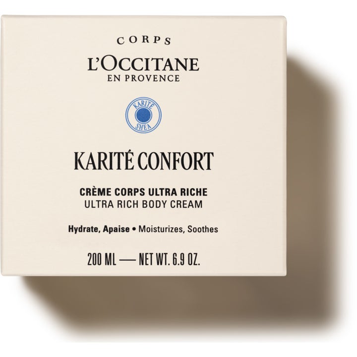 L'Occitane Shea Butter Ultra Rich Body Cream 200 ml fuktighetsgivende kroppskrem i lys ytteremballasje