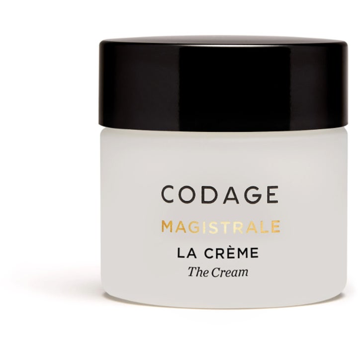 Codage Magistrale La Crème 50 ml fuktighetsgivende ansiktskrem i matt glasskrukke med svart lokk