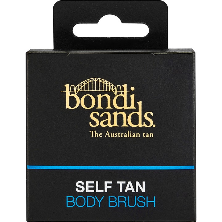 Bondi Sands GLO Body Brush 1 stk selvbrunningsbørste i sort eske med gullogo for jevn påføring