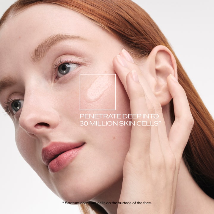 Shiseido Ultimune Power Infusing Concentrate 50 ml ansiktsserum påføres huden for glød.