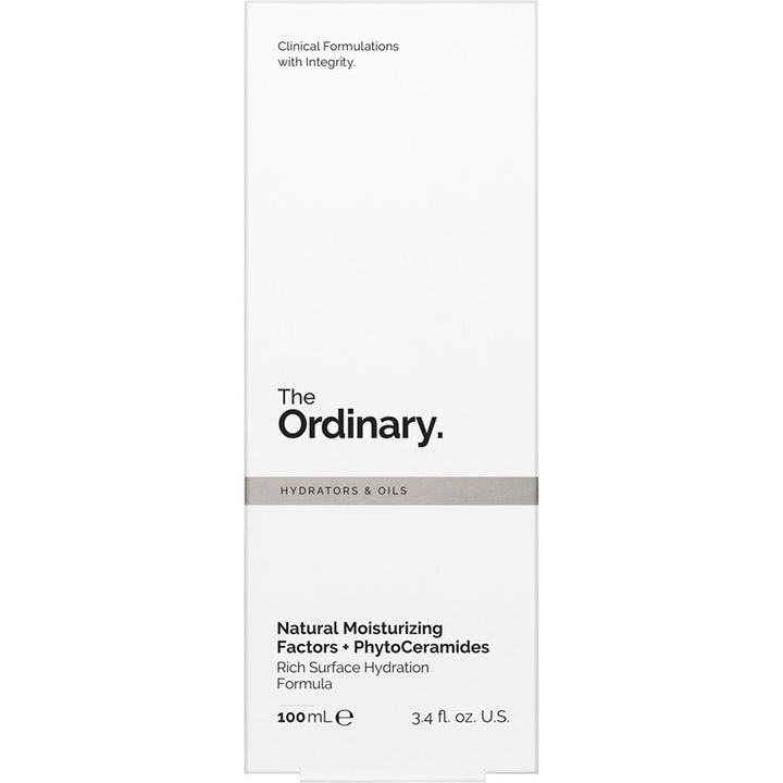The Ordinary Natural Moisturizing Factors + PhytoCeramides 100 ml ansiktskrem i hvit eske for rik overflatehydrering