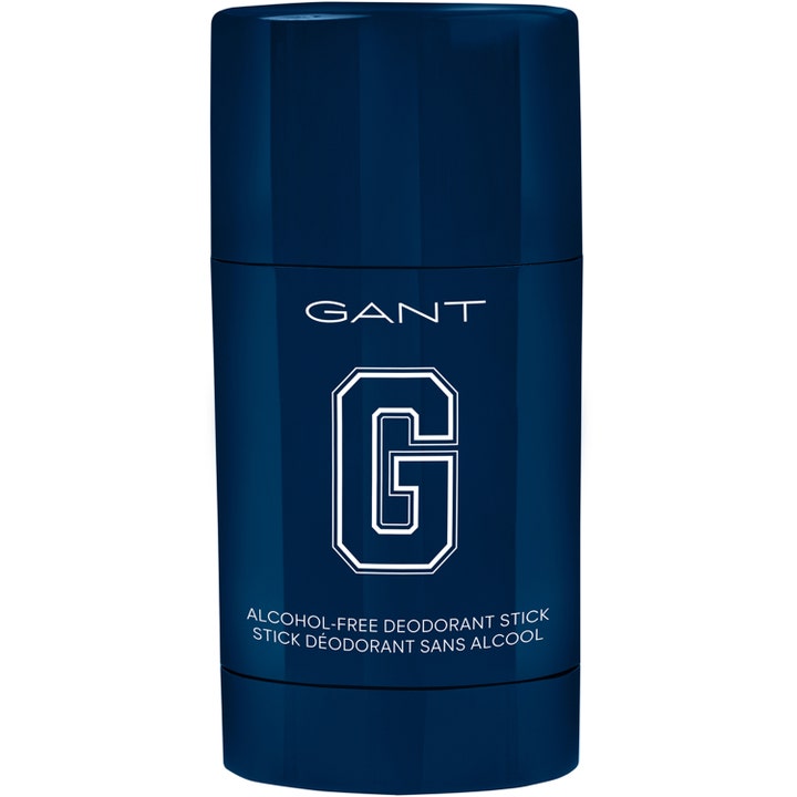 Gant Alcohol-Free Deodorant Stick alkoholfri deodorant som gir friskhet i mørkeblå hylse med hvit G-logo.
