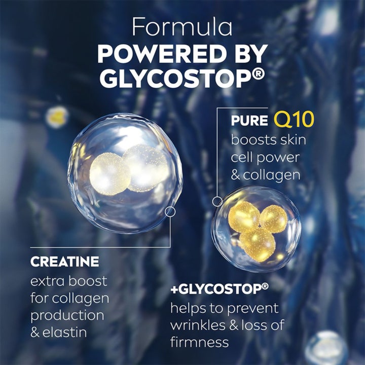 NIVEA Q10 Power Night Cream 50 ml nattkrem med Glycostop og kreatin som forebygger rynker og gir fasthet