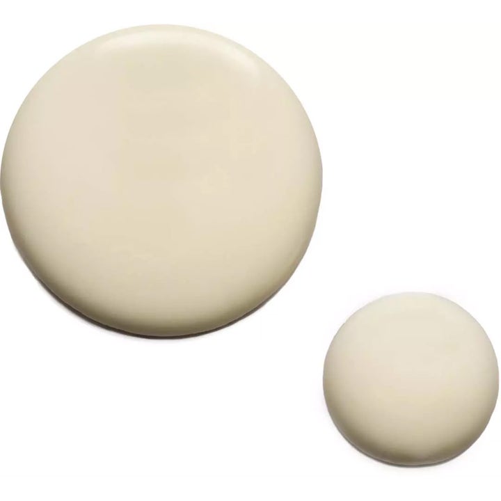Verso N°2 Daily SPF 50 With Algica 40 ml beskyttende dagkrem med to runde dråper av lys beige kremet tekstur