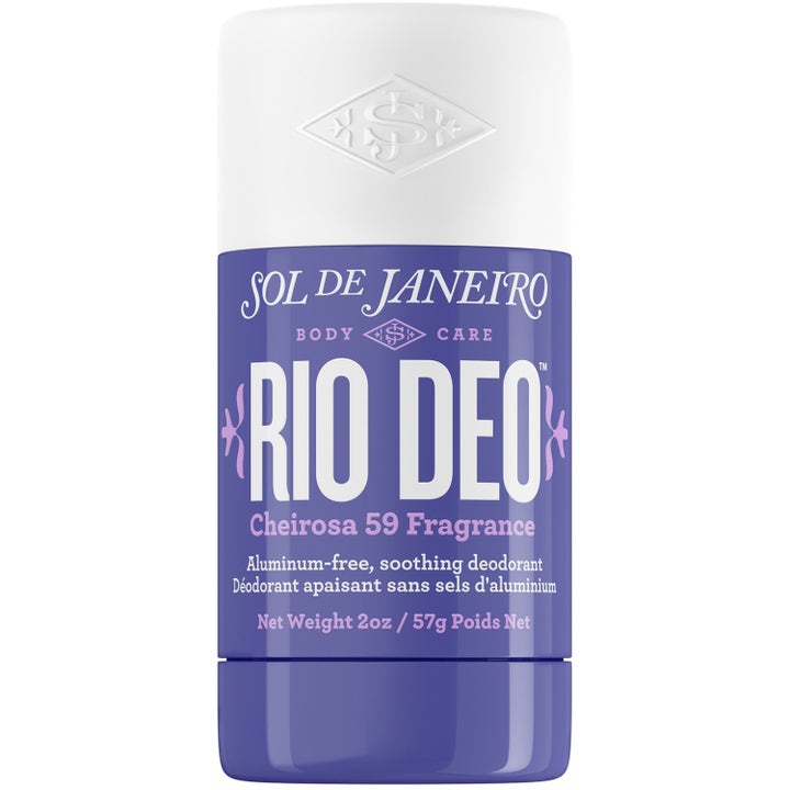 Sol de Janeiro Rio Deo Cheirosa 59 57g beroligende deodorant i lilla hylse med hvitt lokk