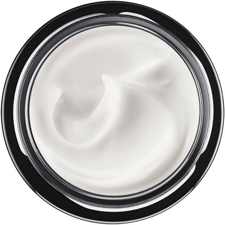 Lancôme Génifique Barrier Night Cream 50 ml nattkrem med rik hvit tekstur i krukke sett ovenfra