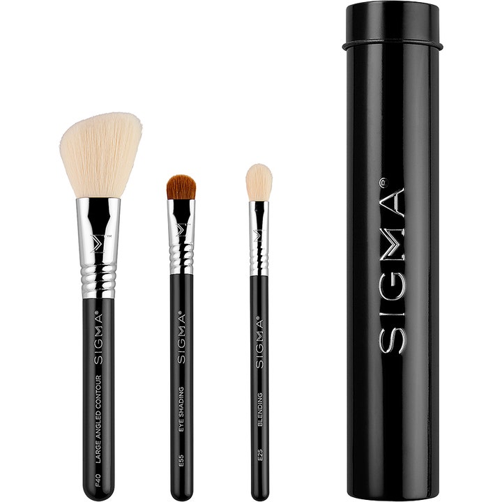 Essential Trio Brush Set - Black