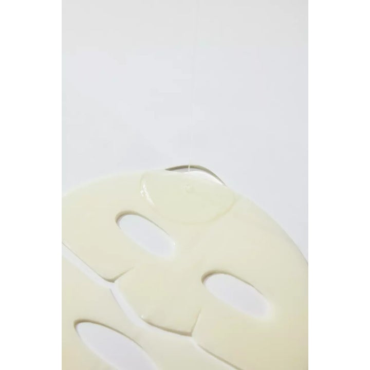 Biodance Radiant Vita Niacinamide Real Deep Mask 34 g ansiktsmaske som gir glød med en fuktig gulaktig hydrogeltekstur