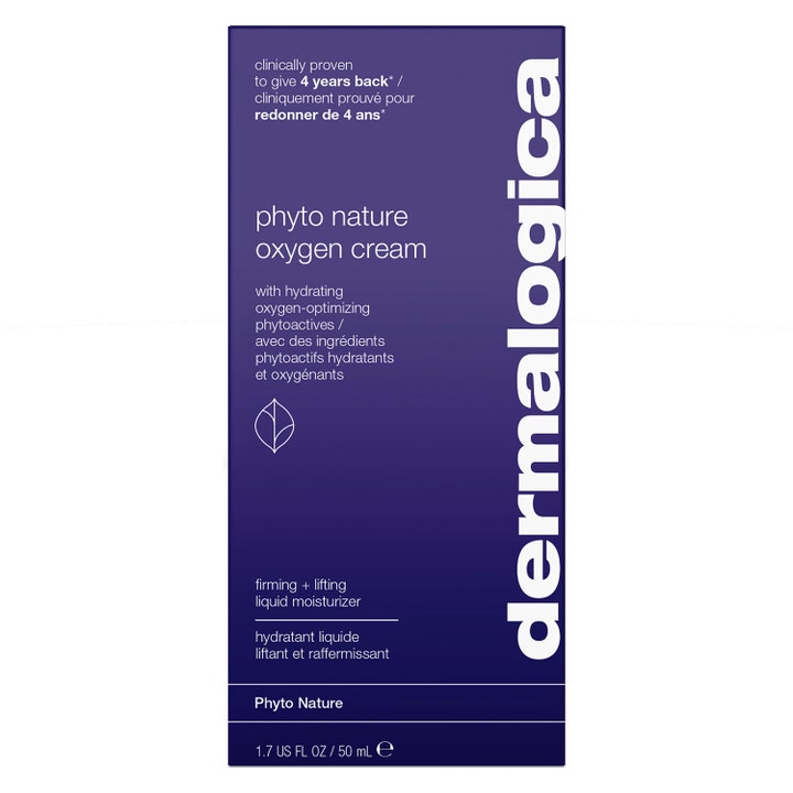 Dermalogica Phyto Nature Oxygen Cream 50 ml oppstrammende fuktighetskrem i lilla eske med hvit skrift