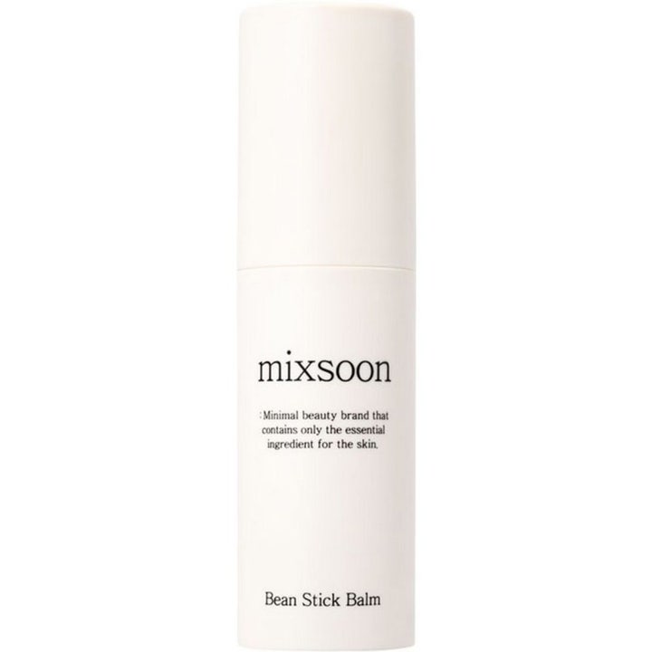 Mixsoon Bean Stick Balm 11,5 ml fuktighetsgivende ansiktskrem i en hvit minimalistisk stift som gir huden glød.