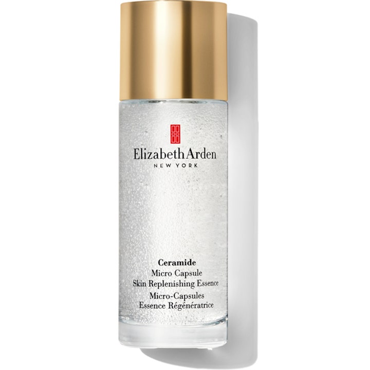 Elizabeth Arden Ceramide Micro Capsule Essence 90 ml fuktighetsgivende ansiktsvann i glassflaske med gullokk