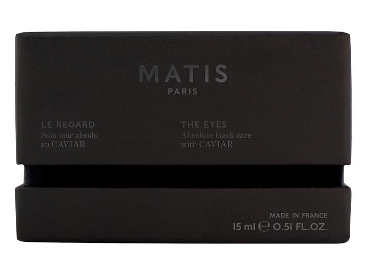 Matis Caviar The Eyes 15 ml pleiende øyekrem i en luksuriøs svart eske med kaviarekstrakt for huden