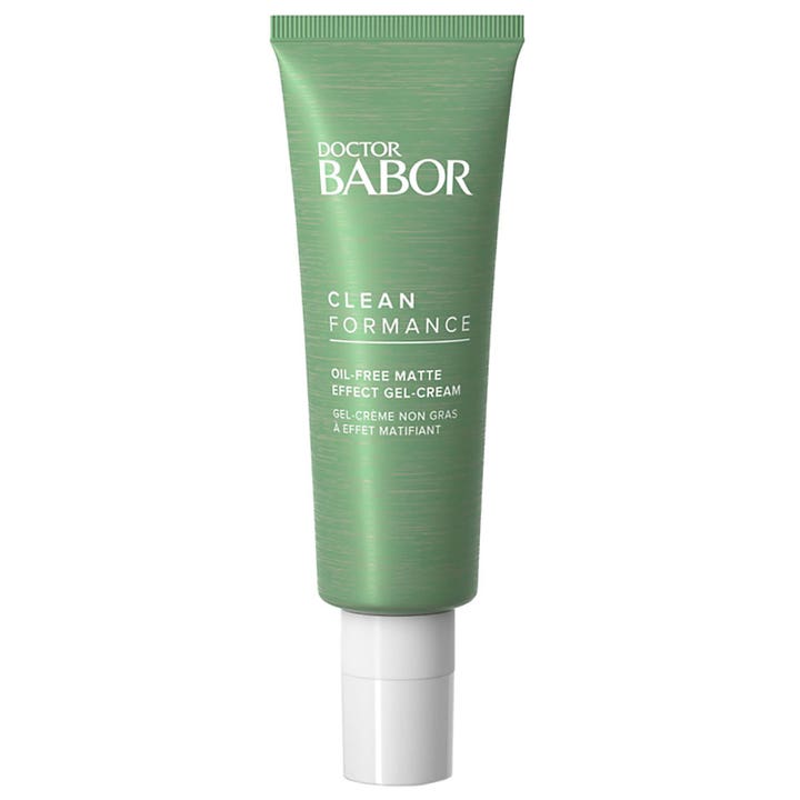 Doctor Babor Cleanformance Oil-Free Matte Effect Gel-Cream 50 ml mattende ansiktskrem i grønn tube med hvit kork